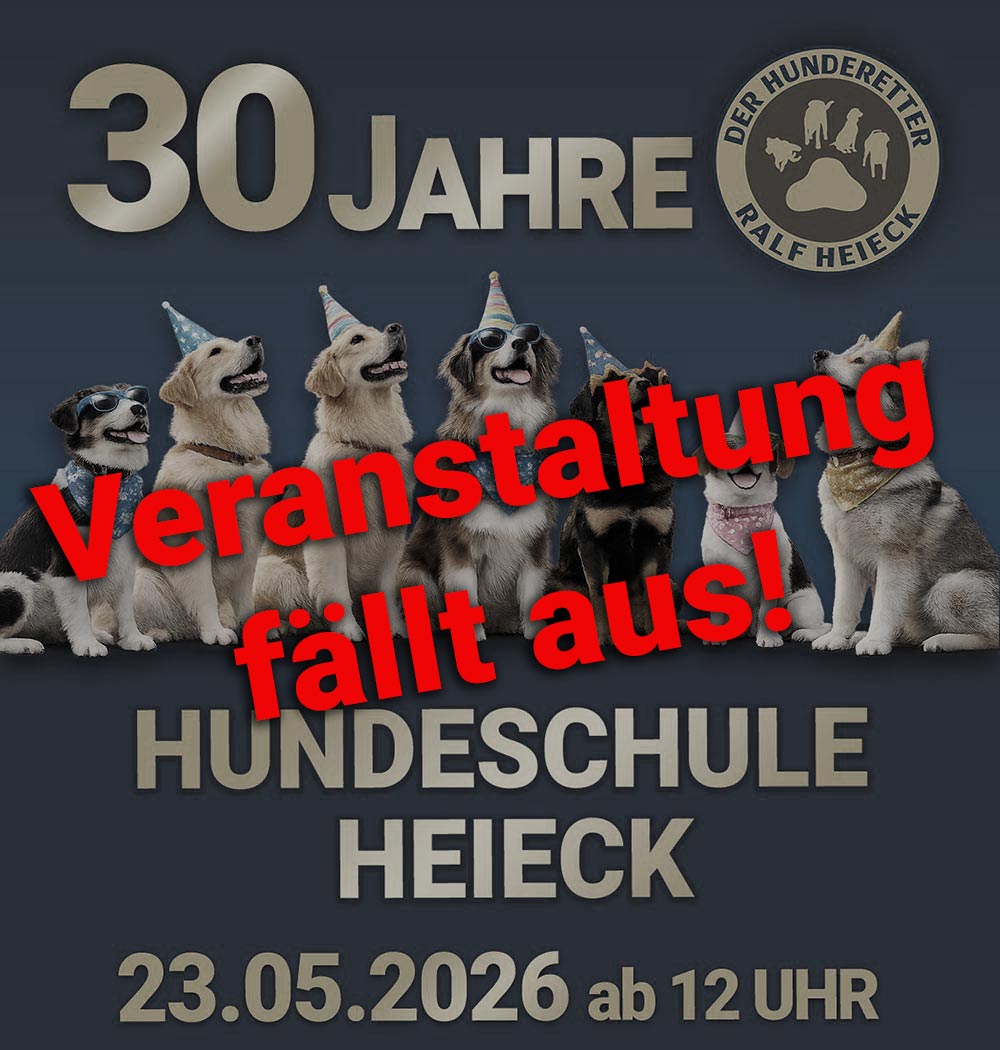 Veranstaltung für Hund und Herrchen